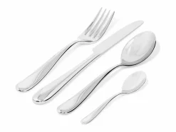Alessi NUOVO MILANO, Cubiertos Set 24 Piezas, Plateado Outlet