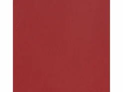 Nykøbing Mors Sillón diseño de cubo con reposapiés cuero sintético rojo tinto^Garden Furniture New