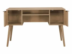 Oficina efecto madera y mimbre, 2 cajones natural^Sweeek Discount