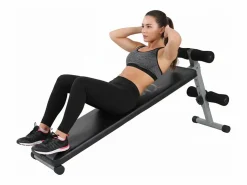 Aparato De Musculación|O'Fitness Tabla de abdominales - Dimensiones: 137 x 33,5 x 73 cm - Ideal para la actividad física en casa