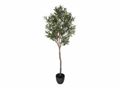 NORTENE Planta Artificial|Olivo artificial decorativo 150 cm con maceta, hojas realistas, planta de interior elegante y sin mantenimiento