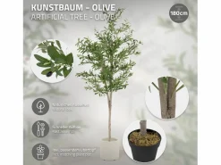 ML-DESIGN Olivo artificial Plantas artificiales Árbol artificial Planta artificial en mace Verde Sale