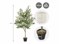 Olivo artificial Plantas artificiales Árbol artificial Planta artificial en mace^ML-DESIGN Clearance