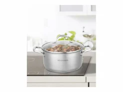 Arthur Martin Material Y Utensilios De Cocina|Olla de 32 cm con tapa – Acero inoxidable