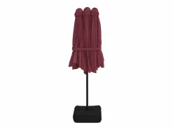 Garden Furniture Sombrilla|Onara Sombrilla doble de jardín rojo burdeos 449x265 cm