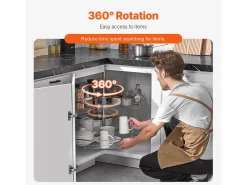 Organizador de Esquina SucceBuy en Forma de L, 71 cm, Transforme el Espacio de Almacenamiento de la Cocina^ Clearance