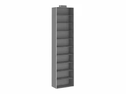 Organizadores de armario colgantes 2 uds con 10 estantes tela ES843873 Gris Online
