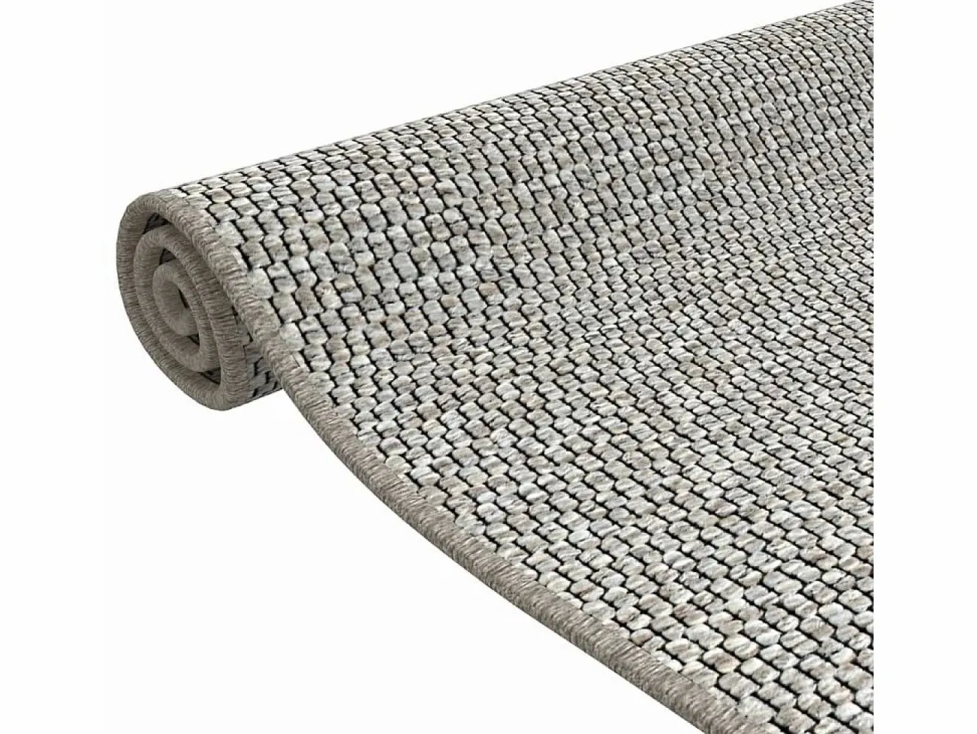 Garden Furniture Alfombra De Pasillo|Overijse Alfombra de pasillo con aspecto de sisal platina 50x150 cm