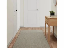Overijse Alfombra de pasillo con aspecto de sisal platina 80x200 cm^Garden Furniture Best