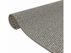 Garden Furniture Alfombra De Pasillo|Overijse Alfombra de pasillo con aspecto de sisal plateada 50x100 cm