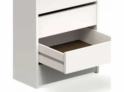Pack 2 Cajoneras Interior Armarios Brillo 46x64x45 cm Blanco Discount