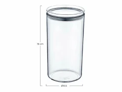 7H SEVEN HOUSE Pack 3 Recipientes Herméticos para Alimentos Grandes Redondos Ø10.5x19cm 7house Transparente Sale
