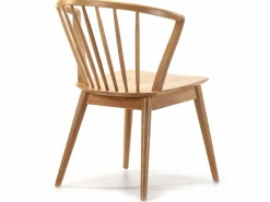 VS Venta-stock Sillas Y Lotes De Sillas|Pack 2 sillas Mura Color Roble, Madera Maciza, 55 x 58,5 x 84 cm