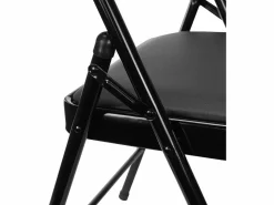 ORION91 Silla Conferencia|Pack 5 Sillas Plegables Acolchadas O91