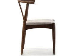 Pack 2 sillas Rustic Color Nogal, Madera Maciza, 55 x 54,5 x 76 cm^VS Venta-stock Sale