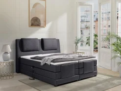 Palacio Pack boxspring CASTEL de - Color Antracita Gris antracita New