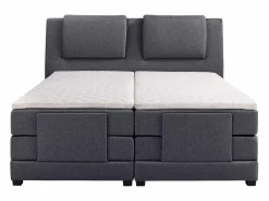 Palacio Cama Continental Boxspring|Cama Articulada|Pack boxspring CASTEL II de - Color Antracita
