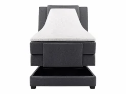 Palacio Pack boxspring relajación CASTEL de - Tela antracita Gris antracita New