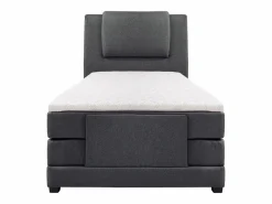 Palacio Pack boxspring relajación CASTEL de - Tela antracita Gris antracita New
