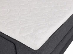 Palacio Pack boxspring relajación CASTEL de - Tela antracita Gris antracita New