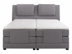 Palacio Pack boxspring relajación CASTEL de - Gris claro Best