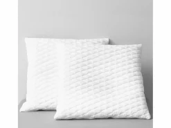 vidaxl Almohada|Pack de 2 almohadas Scala espuma viscoelástica blanco 14x80x80 cm