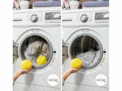 Innovagoods Pack de 2 bolas para lavar la ropa Delieco sin detergente Ø10,5x9,4 cm Amarillo Hot