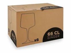 Pack de 6 copas Ginger vidrio tensionado 66 cl^ Sale