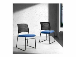 Pack de 4 sillas confidente tapizada en color , 56 cm(ancho) 84/94 cm(altura) 58 cm(fo^ Outlet