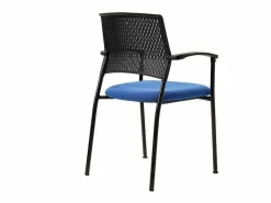 Pack de 4 sillas confidente acabado negro/, 55 cm(ancho) 85 cm(altura) 55cm(fondo)^ Outlet