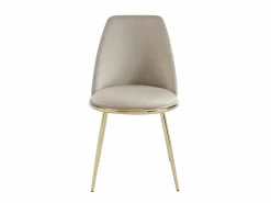 Vente-unique Sillas Y Lotes De Sillas|Pack de 6 sillas estilo art déco con carcasa de terciopelo y metal dorado - - NEBINA