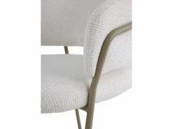 Sillas Y Lotes De Sillas|Pack de 4 sillones tapizados en chenilla color