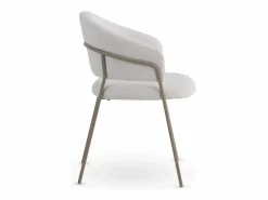Sillas Y Lotes De Sillas|Pack de 4 sillones tapizados en chenilla color