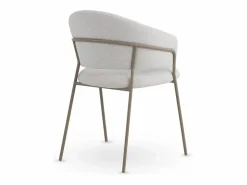 Sillas Y Lotes De Sillas|Pack de 4 sillones tapizados en chenilla color