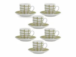 Vajilla|Vajilla|Pack de 6 tazas Kansas Quid porcelana 9 cl