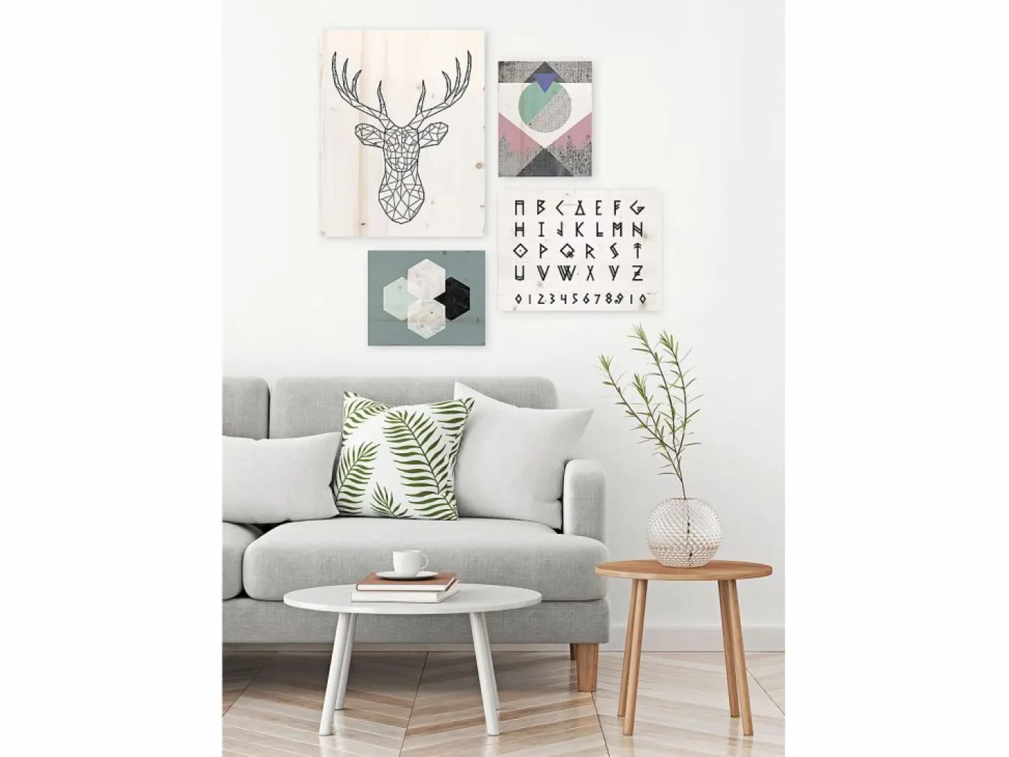 Pack de cuadros con motivos nórdicos^DECOWOOD Outlet