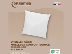 DREAMEA Almohada|Edredón Nórdico|Pack de edredón tacto de seda 220 x 240 cm + 2 almohadas de 60 x 60 cm - - BIESYA