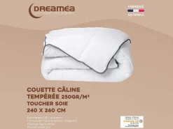 Pack de edredón tacto de seda 240 x 260 cm + 2 almohadas de 60 x 60 cm - - BIESYA^DREAMEA Hot