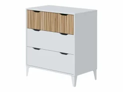 Pack Dorm Matrimonio con Vestidor Estilo Nórdico Roble Natur y^ Outlet