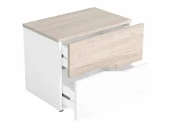 Dormitorio Completo|Pack Dormitorio Asimetric Robke Sahara: Cabecero, 2 Mesitas, Cómoda