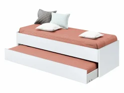 Dormitorio Completo|Pack Dormitorio Juvenil Tibet Mate: Cama 105x190 cm + Armario + Cómoda