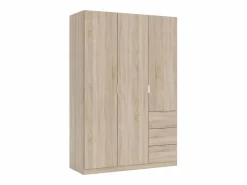 Dormitorio Completo|Pack Dormitorio Matrimonio y Roble Canadian: cama, armario, cabezal