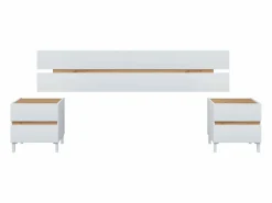 Pack muebles dorm. doble Tempus Artik y roble Nodi^ Best