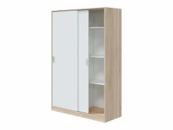 Pack Muebles Dorm. Matrimonio Luca Roble/ (cabecero + armario) Blanco Clearance