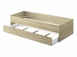 Pack Muebles Dormitorio Juvenil Tibet Roble (Cama 90x190 + Armario + Cómoda)^ Clearance