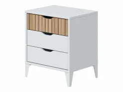 Pack Muebles Dormitorio Matrimonio Estilo Nórdico Roble y Blanco Outlet