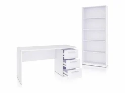 duehome Pack office Sasha Plus Blanco Artik (Blanco Mate) Gris Outlet