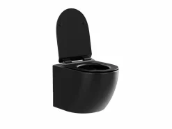 Pack WC flotante de cerámica mate con marco decorativo, JAVOINE^Vente-unique Discount