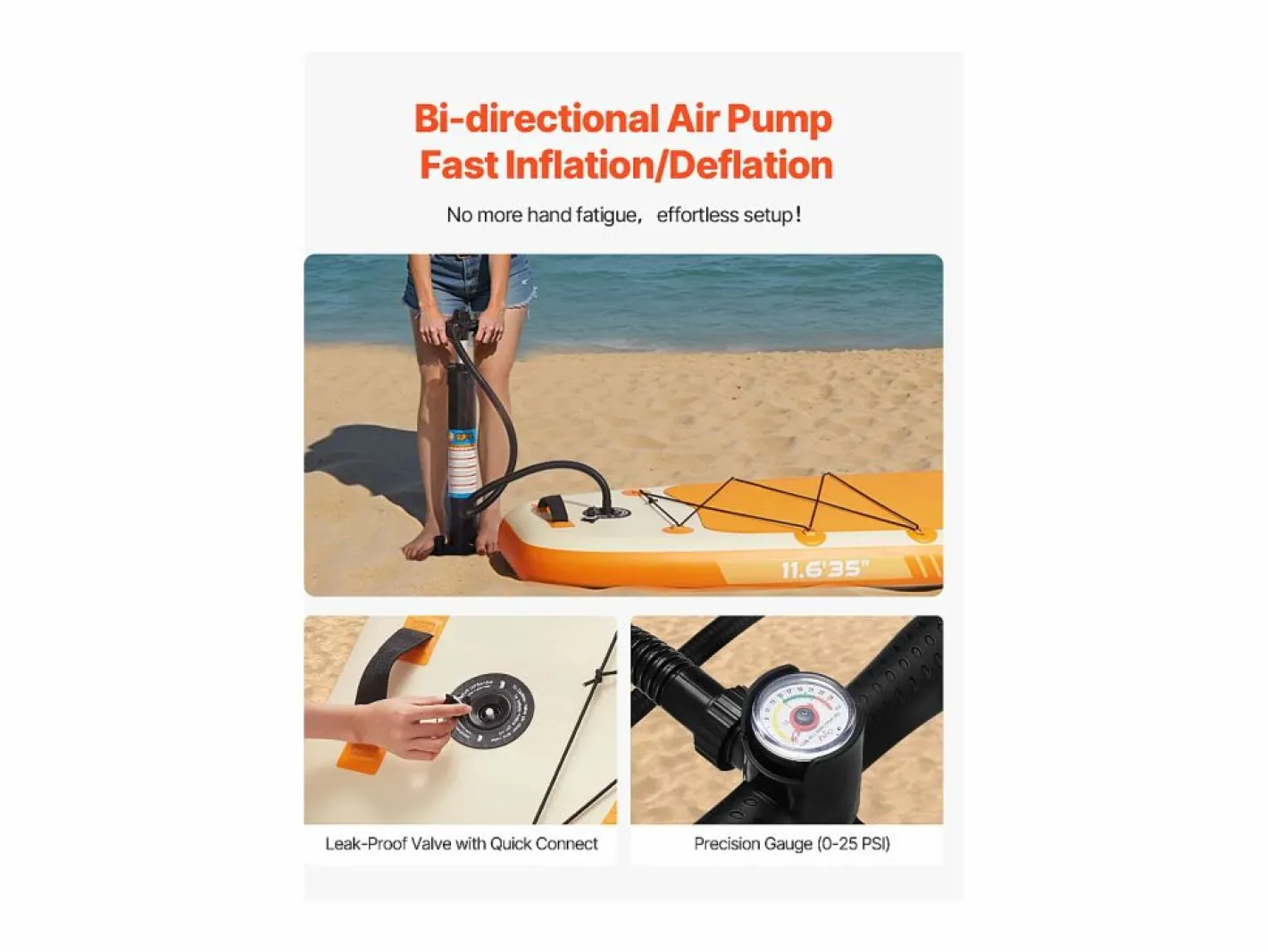 Deportes Náuticos|Paddle Inflable SucceBuy, 353,6 cm, Tabla de Paddle Surf, Ultraligera, con Accesorios de Bomba, Mochila, Cubierta Antideslizante para Jóvenes y Adultos