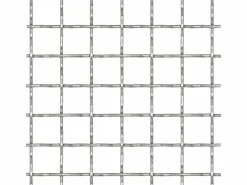 Panel de malla alambre rizado acero inox. 100x85 cm 11x11x2 mm ES710004 Plateado Clearance